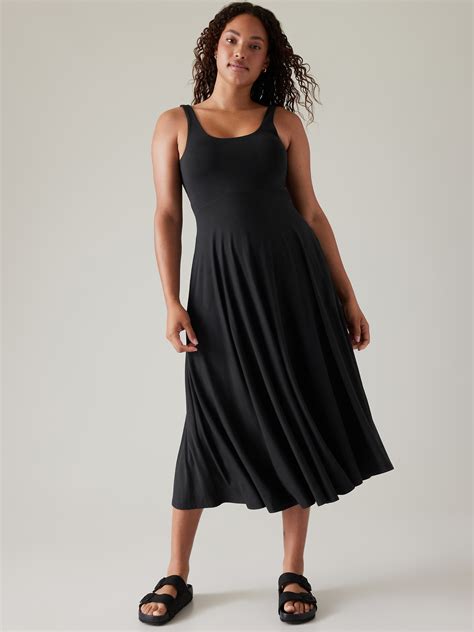 athleta midi dress|athleta black jumpsuit.